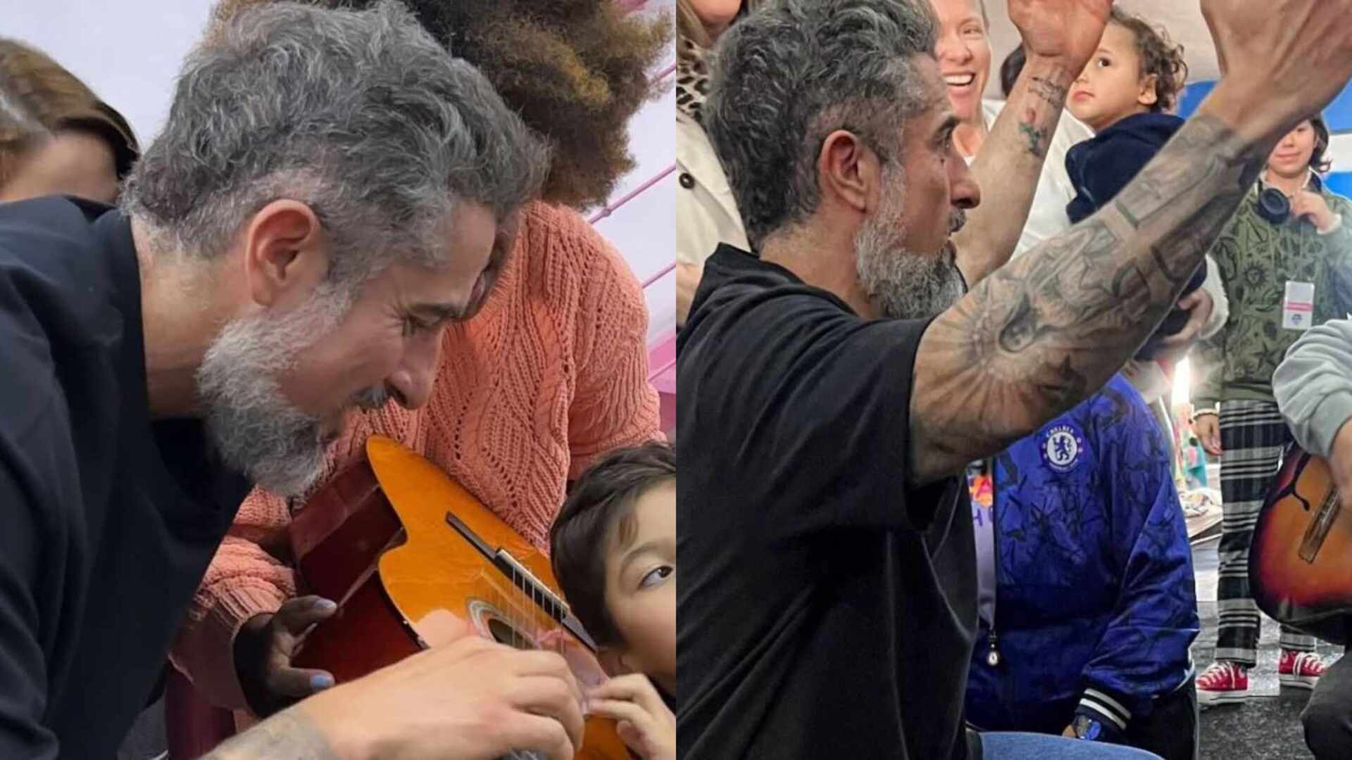 Marcos Mion visita abrigo para autistas no Rio Grande do Sul