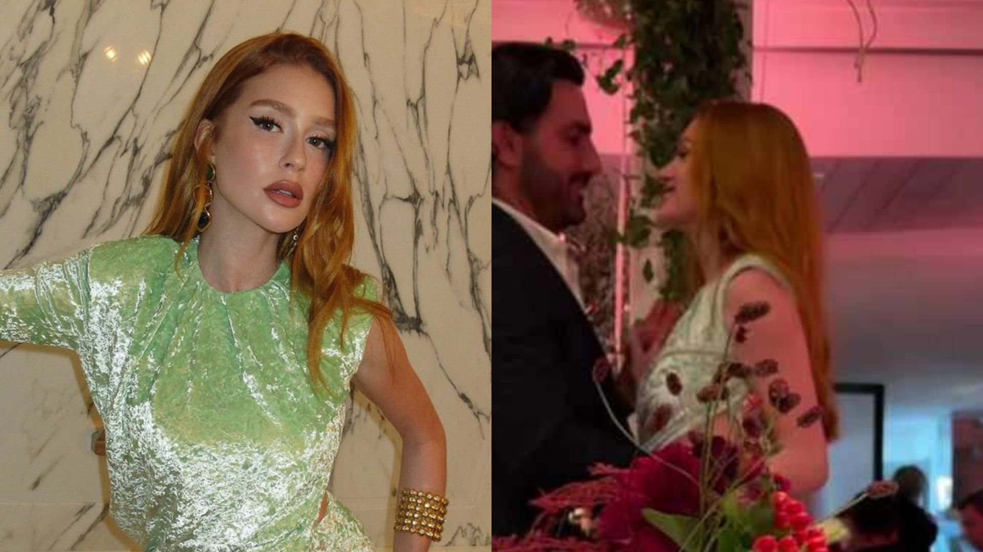 Em Cannes, Marina Ruy Barbosa divide momento fofo com noivo em jantar