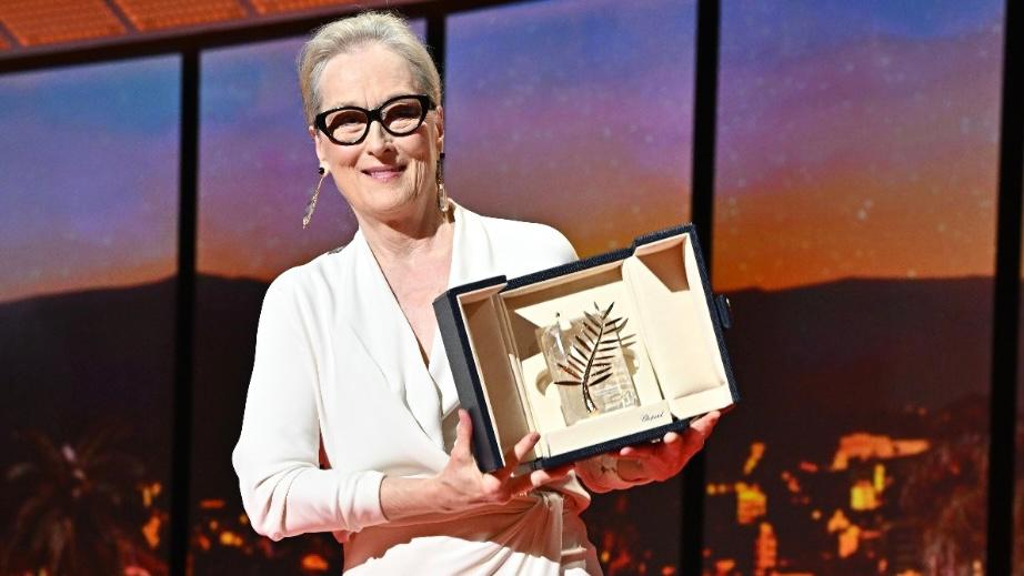 Meryl Streep é homenageada com prêmio honorário no Festival de Cannes
