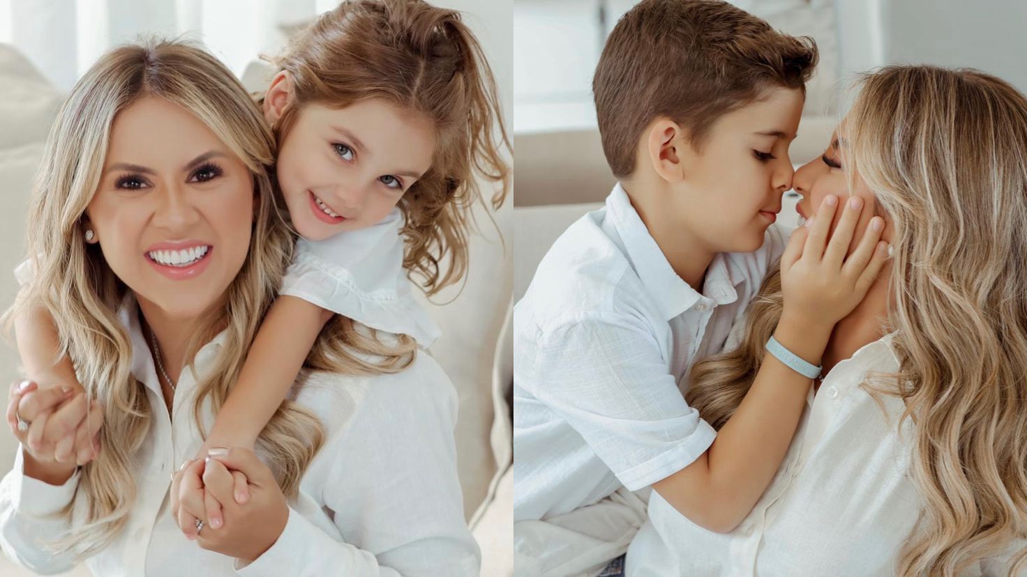 Natália Toscano faz ensaio especial de Dia das Mães ao lado dos filhos