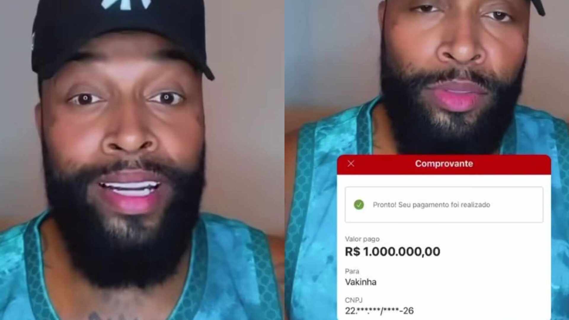 Ex-BBB Nego Di doa R$ 1 milhão para ação de Matteus, do ‘BBB 24’