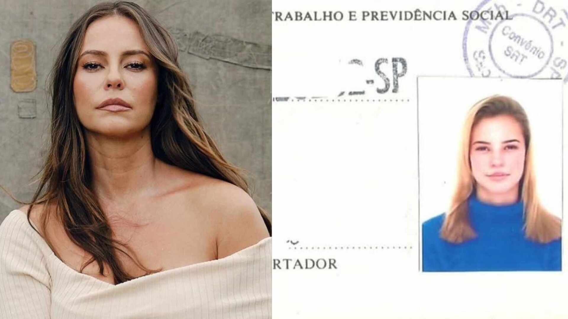 Paolla Oliveira choca com foto em carteira de trabalho: ‘Até na 3×4 é linda’