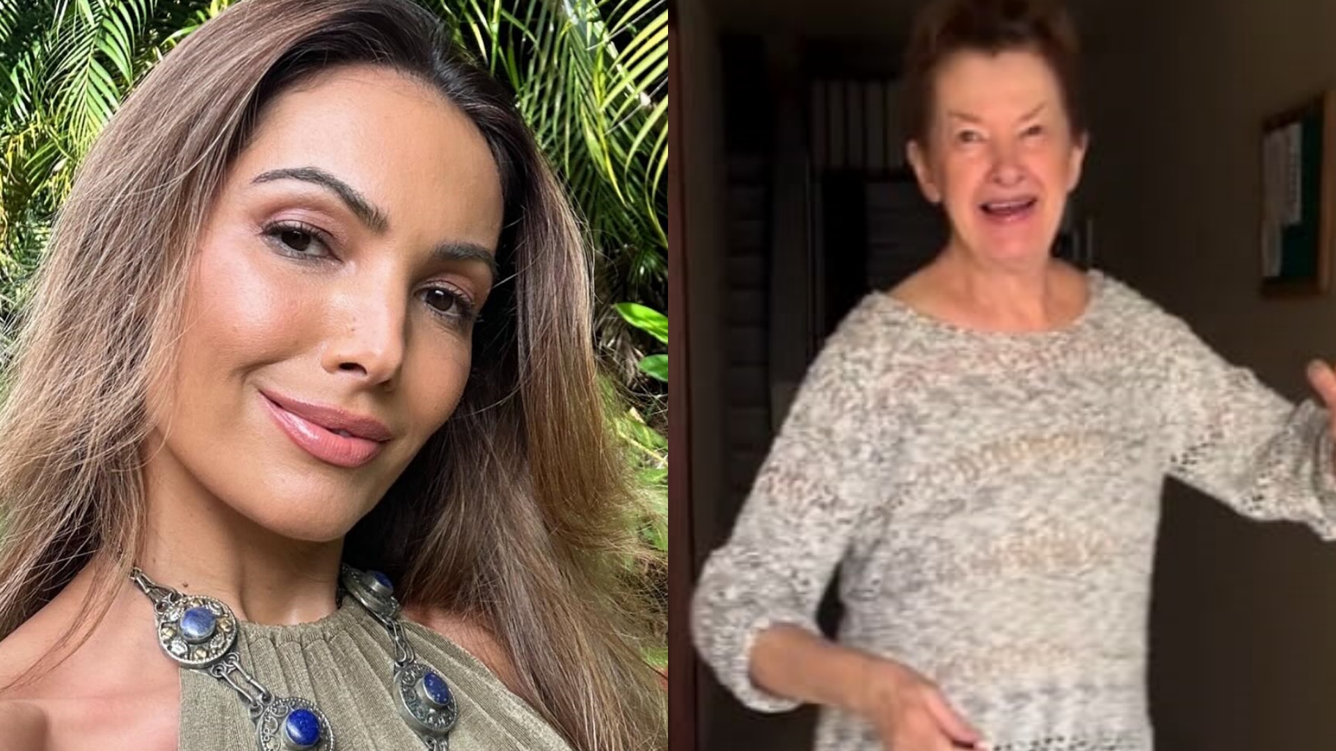 Após dias sem comunicação, Patrícia Poeta mostra encontro com a tia no RS