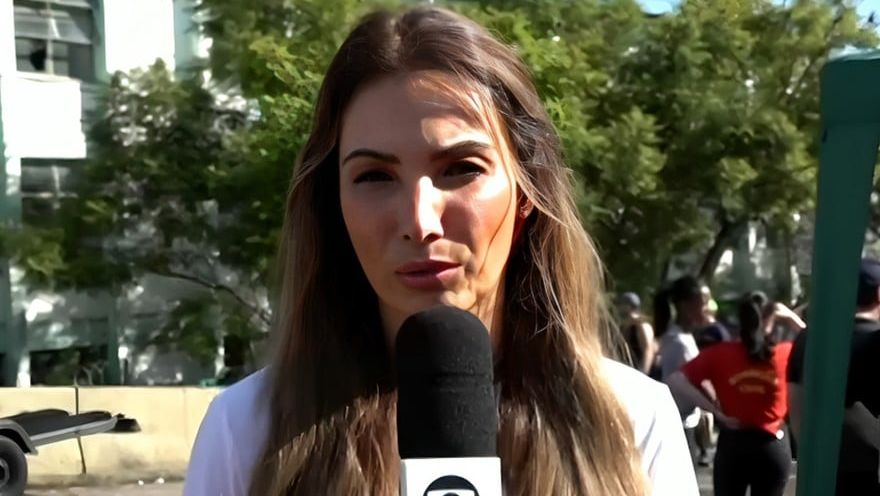 Patrícia Poeta enfrenta situação caótica em cobertura das enchentes no RS
