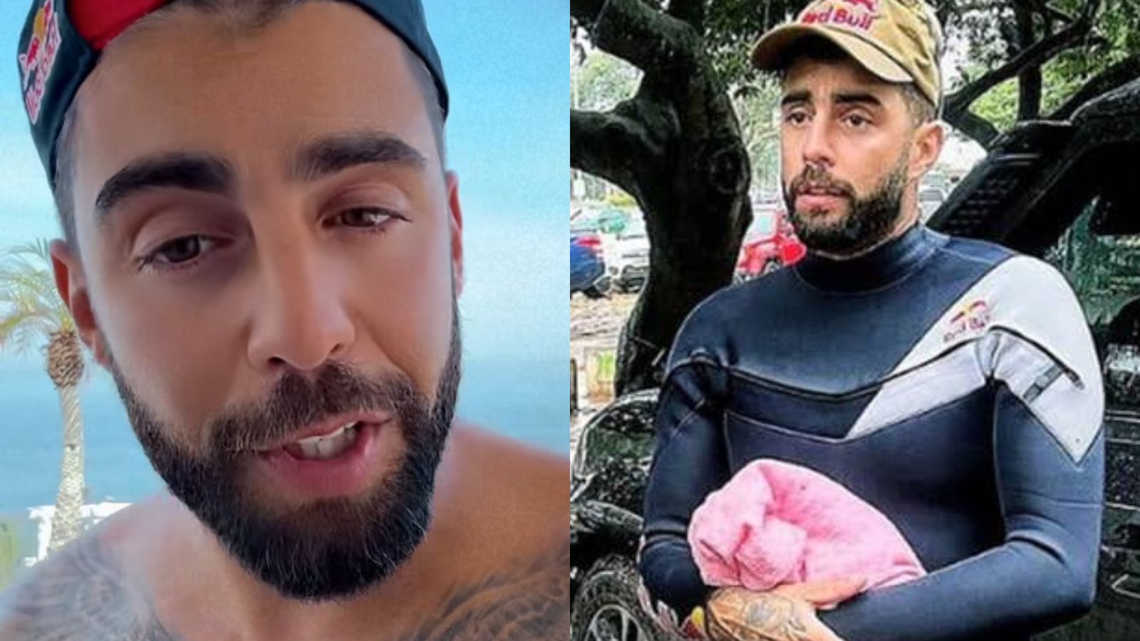 Pedro Scooby desabafa após ser acusado de ‘querer aparecer’ em viagem ao RS