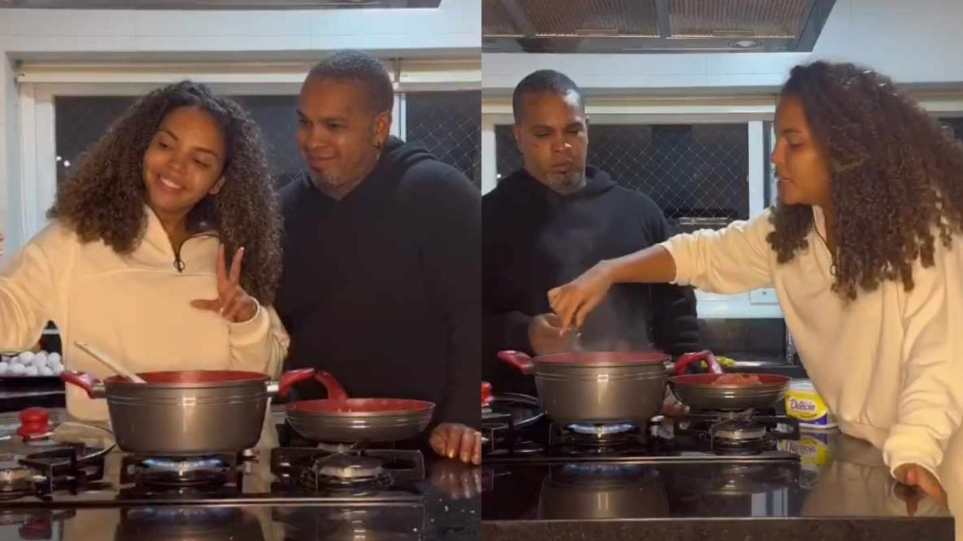 Pitel e Rodriguinho cozinham juntos e relembram BBB 24: “Melhor dupla”