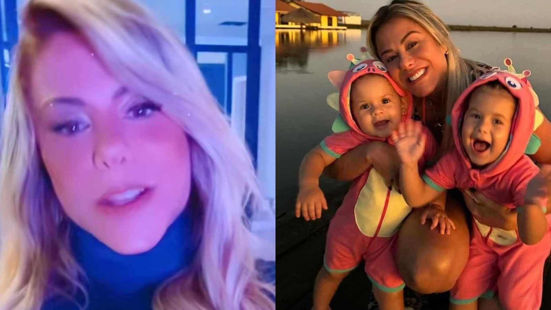 Poliana Rocha fala sobre nem todos os netos de Leonardo terem quarto em sua casa