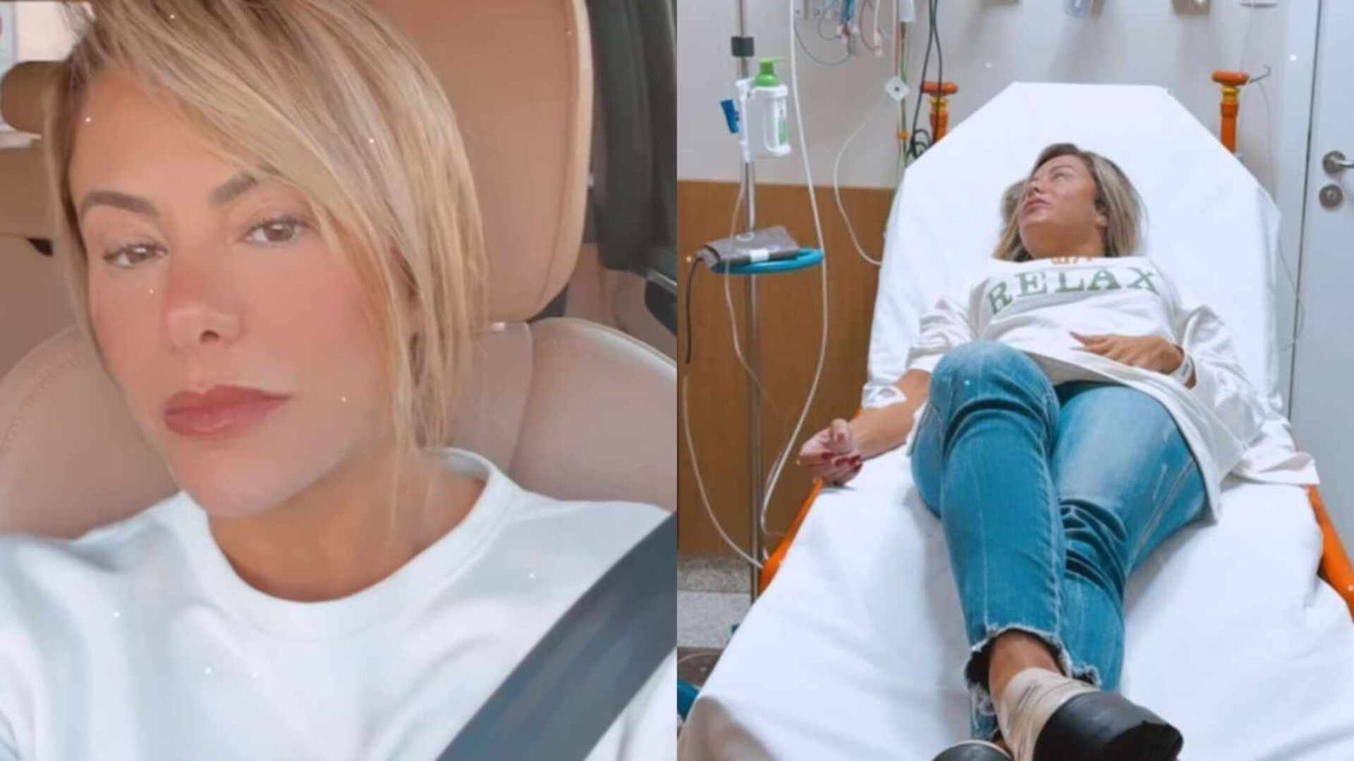 Poliana Rocha para no hospital e recebe diagnóstico: ‘Limpo’