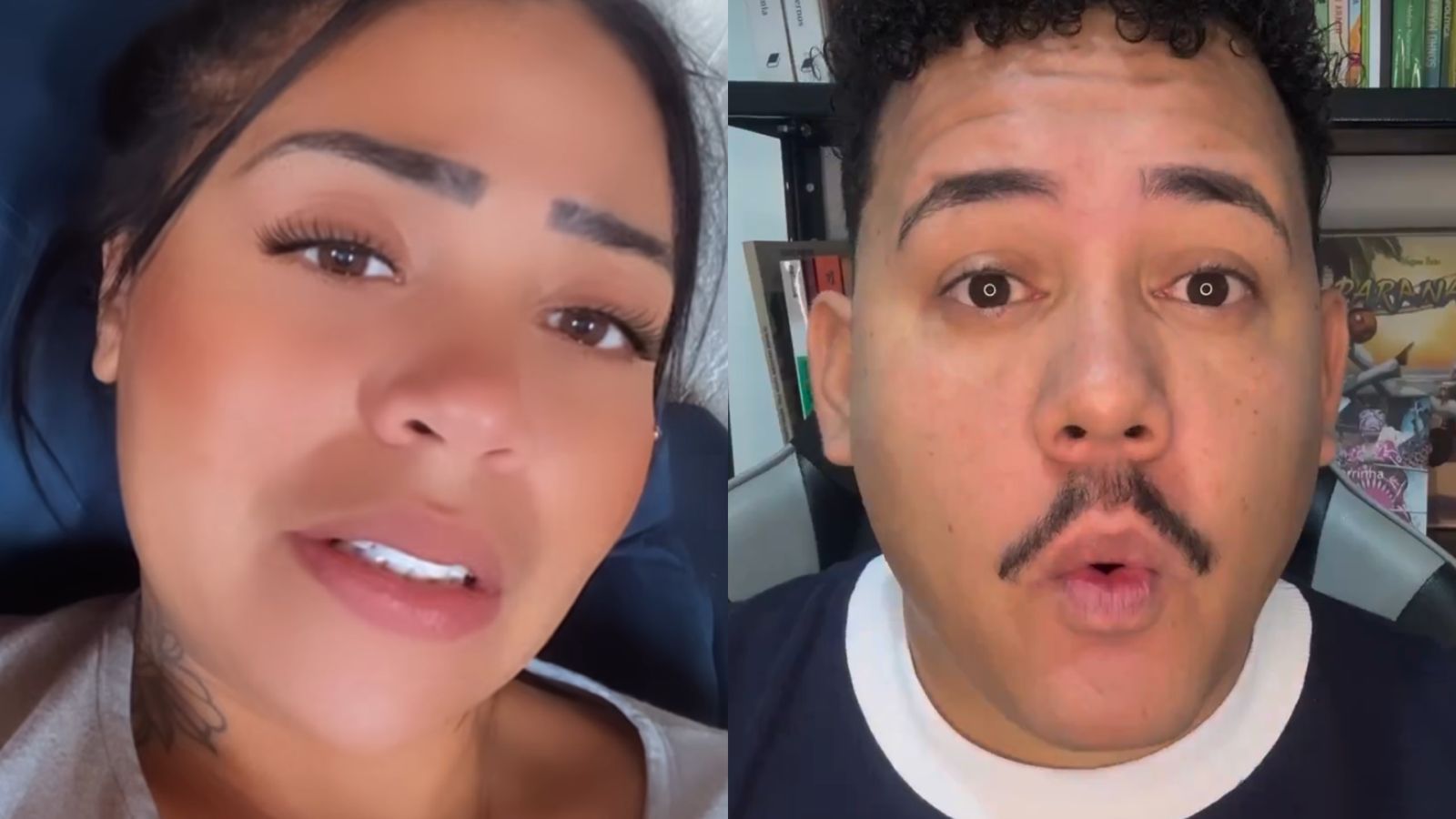 Prima de MC Binn descobre gravidez após affair relâmpago com Lucas do BBB 24