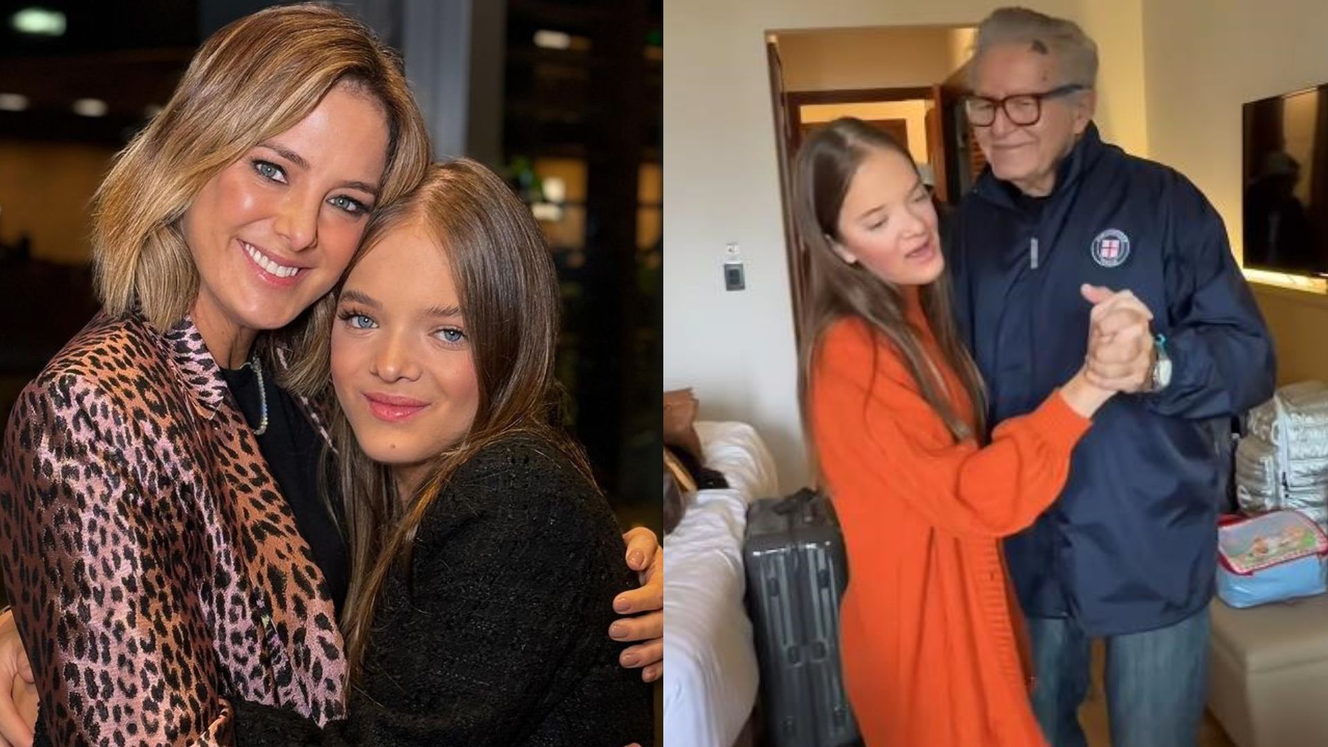 Ticiane Pinheiro encanta ao mostrar Rafaella Justus ensaiando valsa com o avô