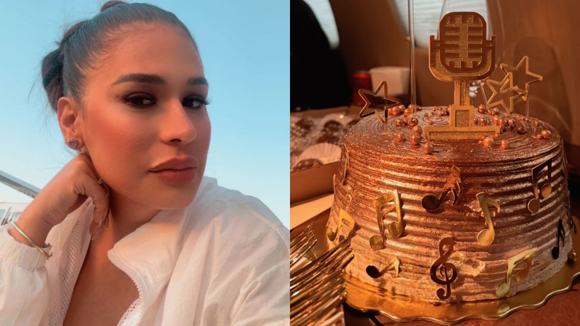 Simone Mendes é surpreendida com festa de aniversário em seu jatinho