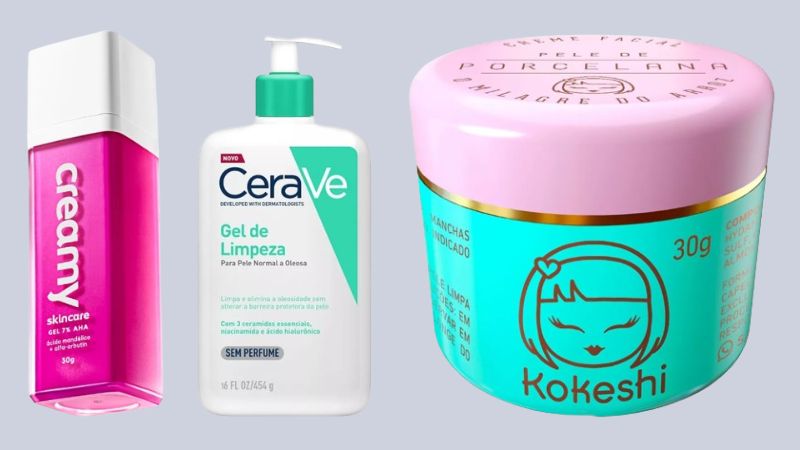 Skincare: 10 produtos incríveis para garantir com desconto no Mercado Livre