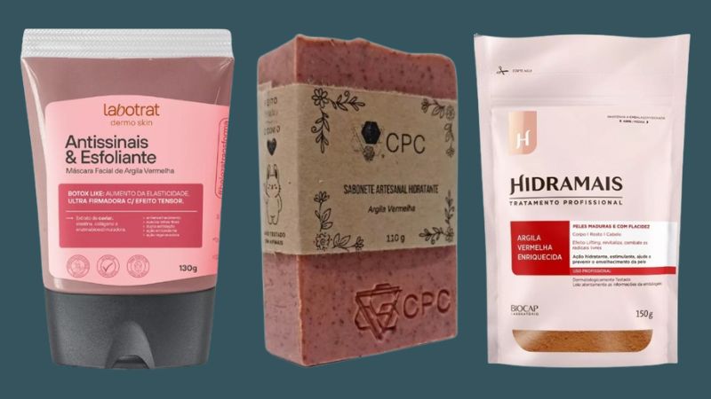Skincare: conheça os benefícios de produtos com argila vermelha