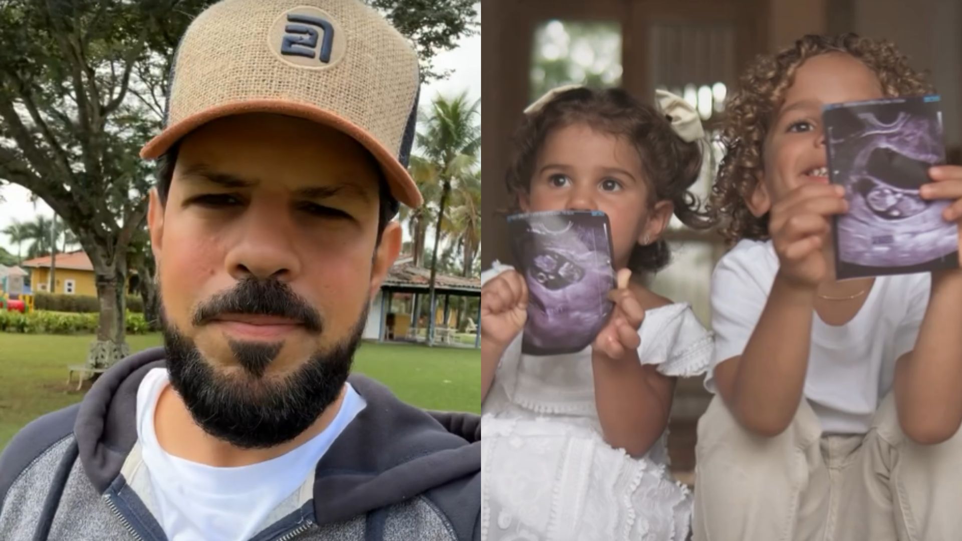 Eita! Sorocaba comete gafe e revela nome de um dos gêmeos que esposa está esperando