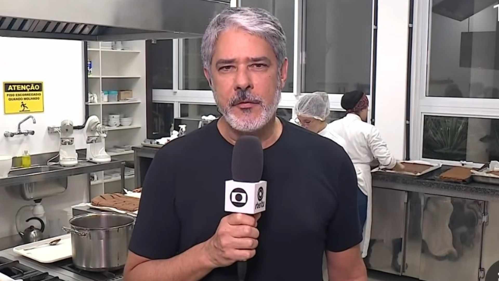 Globo esclarece problemas de segurança com William Bonner no RS