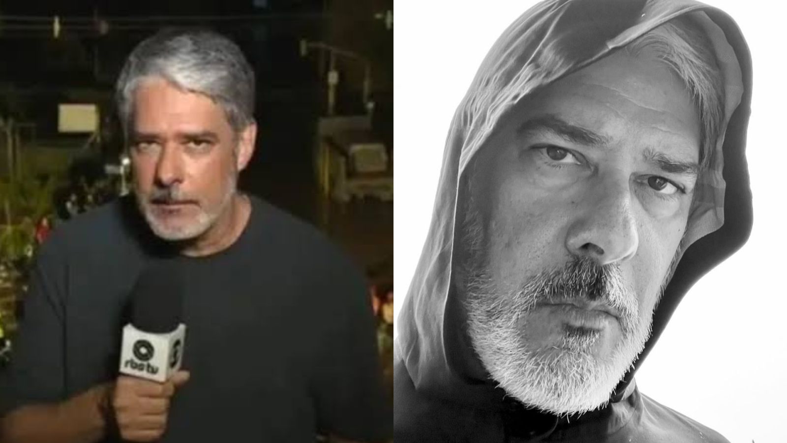 William Bonner chama atenção por postura nos bastidores de cobertura no RS