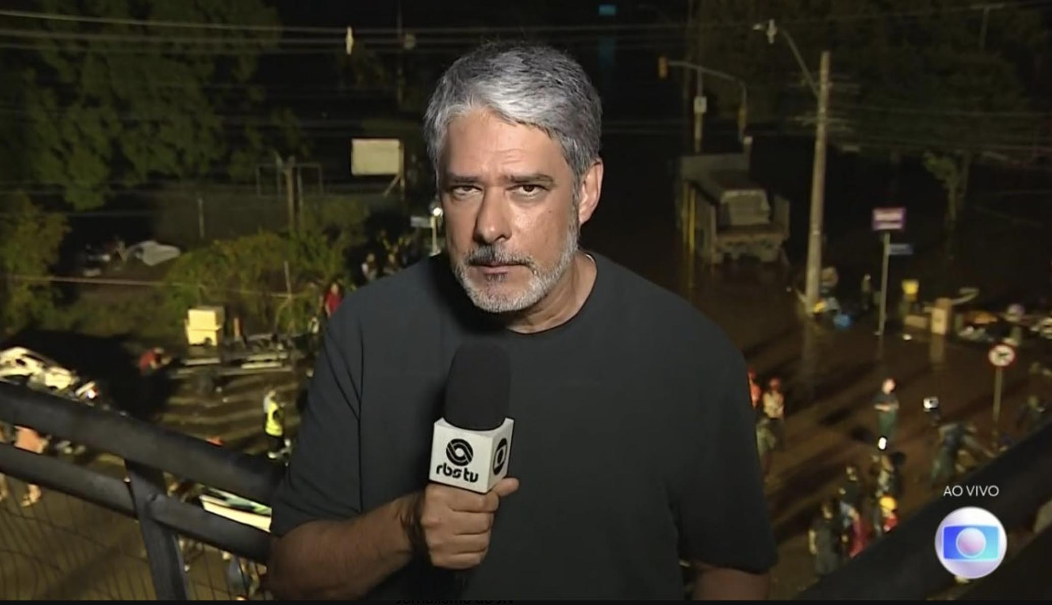 William Bonner reforça importância do jornalismo durante passagem no RS