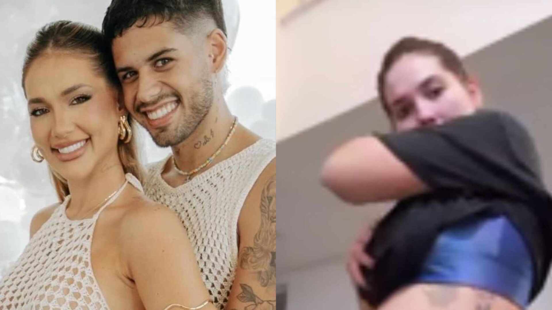 Zé Felipe reage ao ver barrigão de Virginia: ‘Só crescendo’