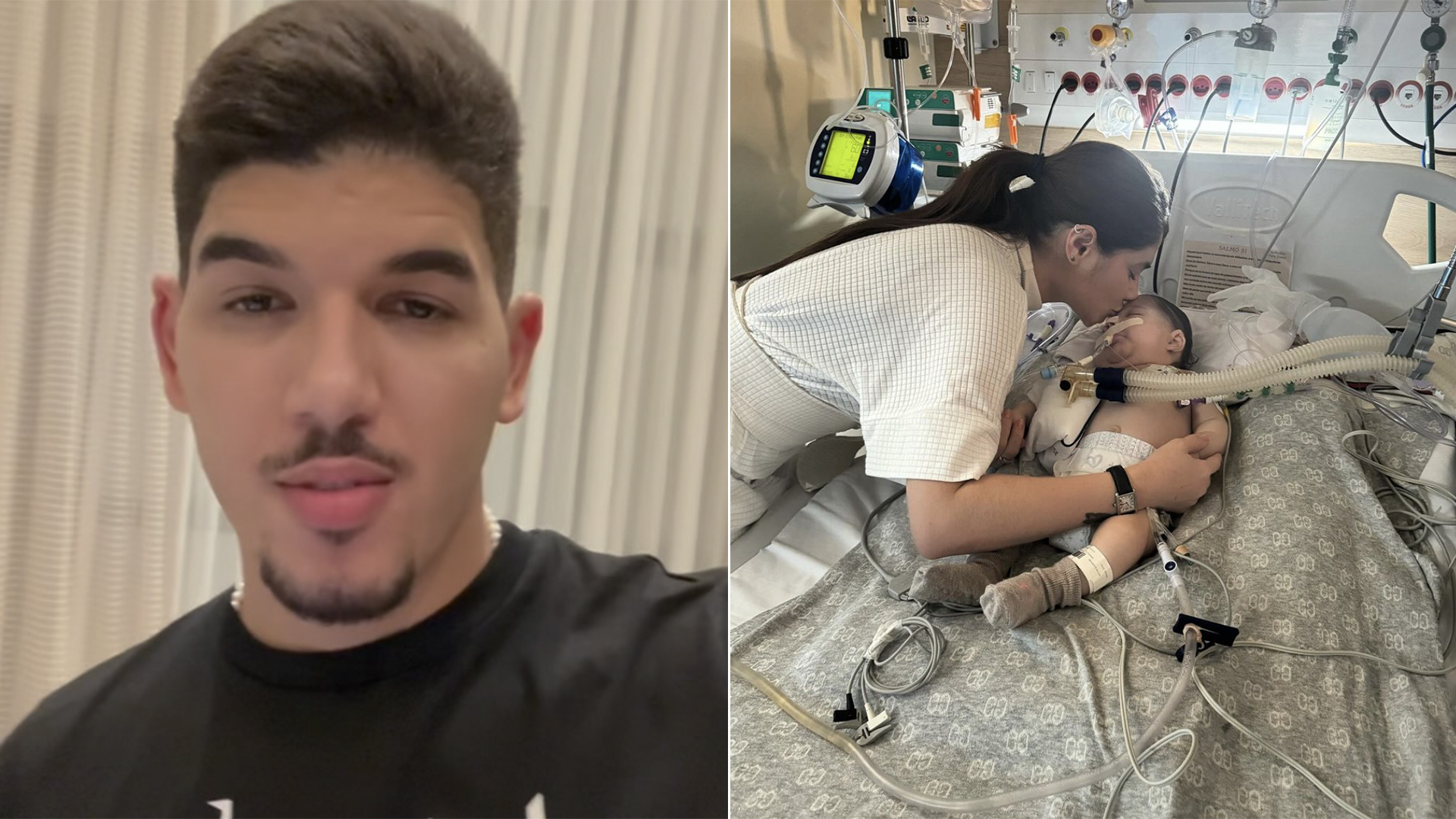 Esposa de Zé Vaqueiro revela como descobriu a síndrome rara do filho caçula