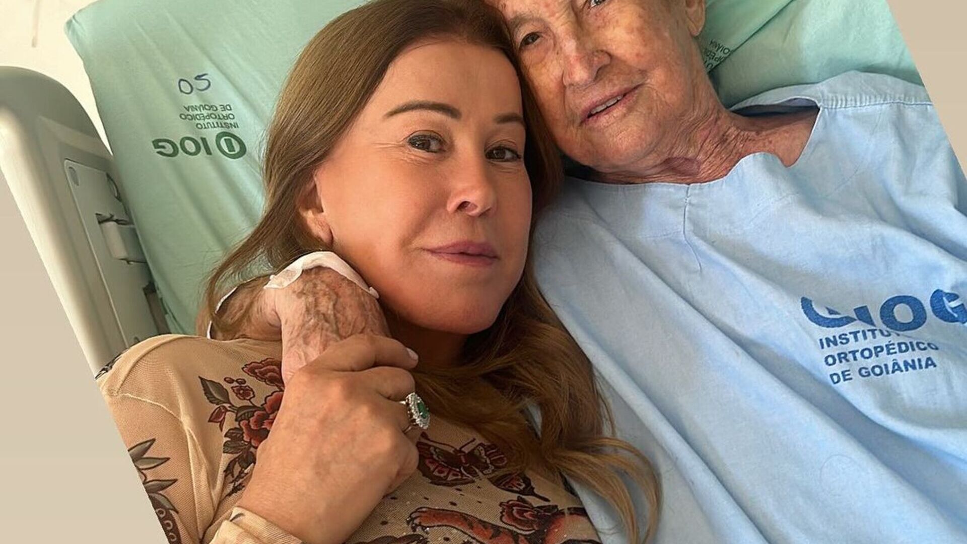Zilu Camargo surge com a mãe no hospital e revela diagnóstico