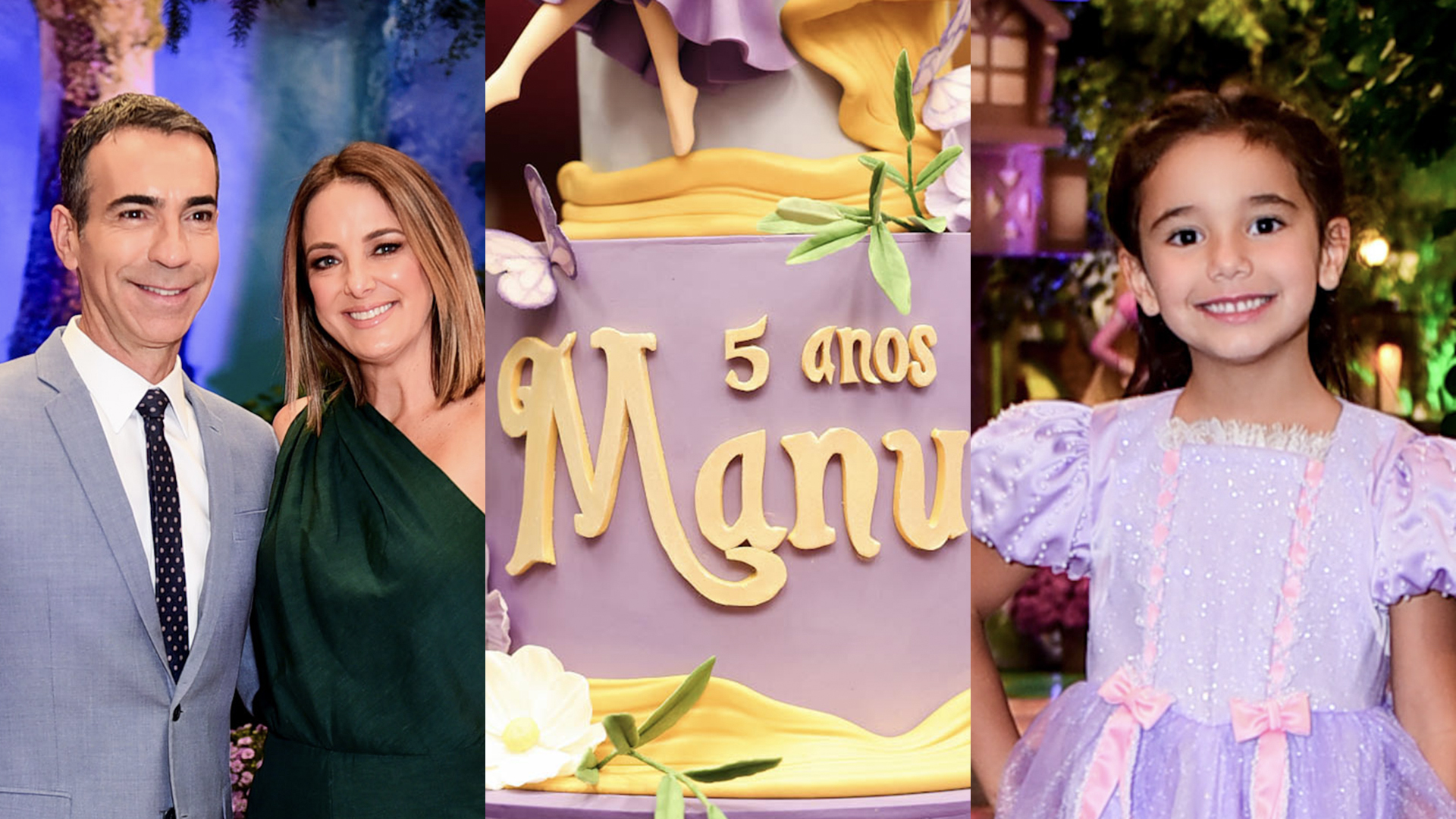 Veja o bolo de aniversário e a decoração da festa de Manuella Tralli
