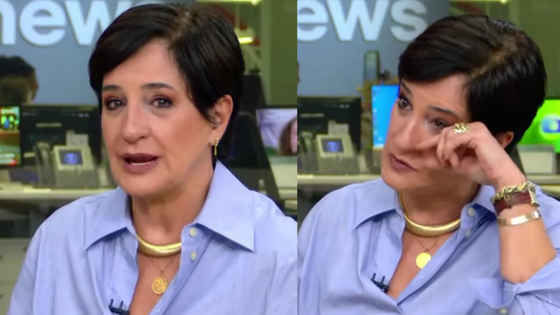 Jornalista da GloboNews chora ao falar de PL que equipara aborto a homicídio