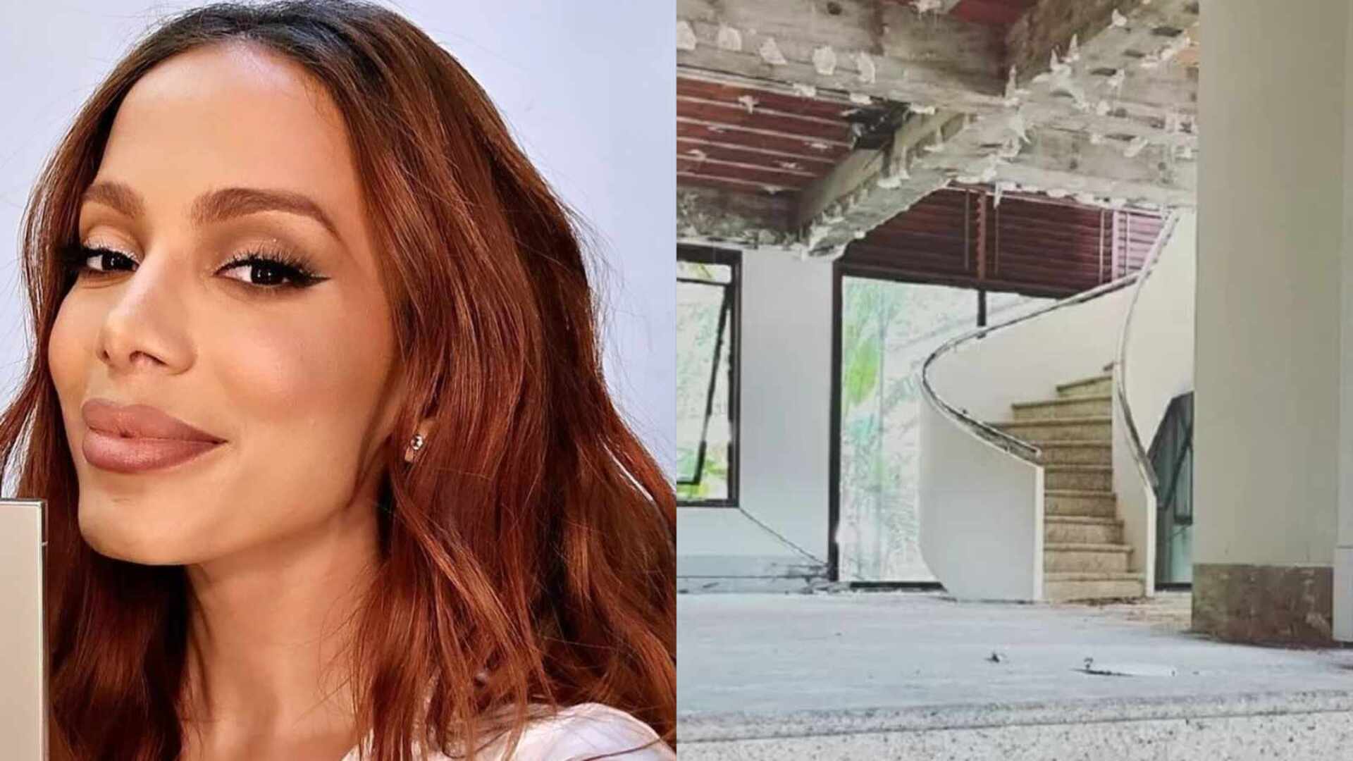Anitta revela como está a obra de sua nova mansão; veja