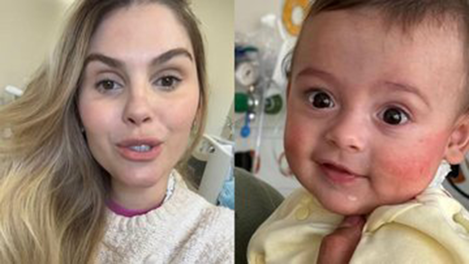 Bárbara Evans celebra retirada de aparelhos de filho após internação na UTI