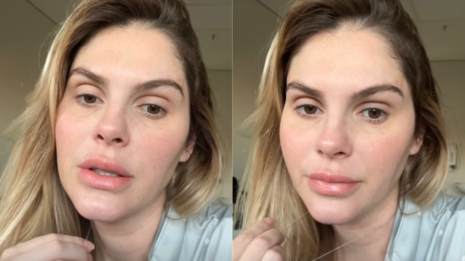 Bárbara Evans desabafa ao falar sobre saúde do filho internado: ‘Chorei’