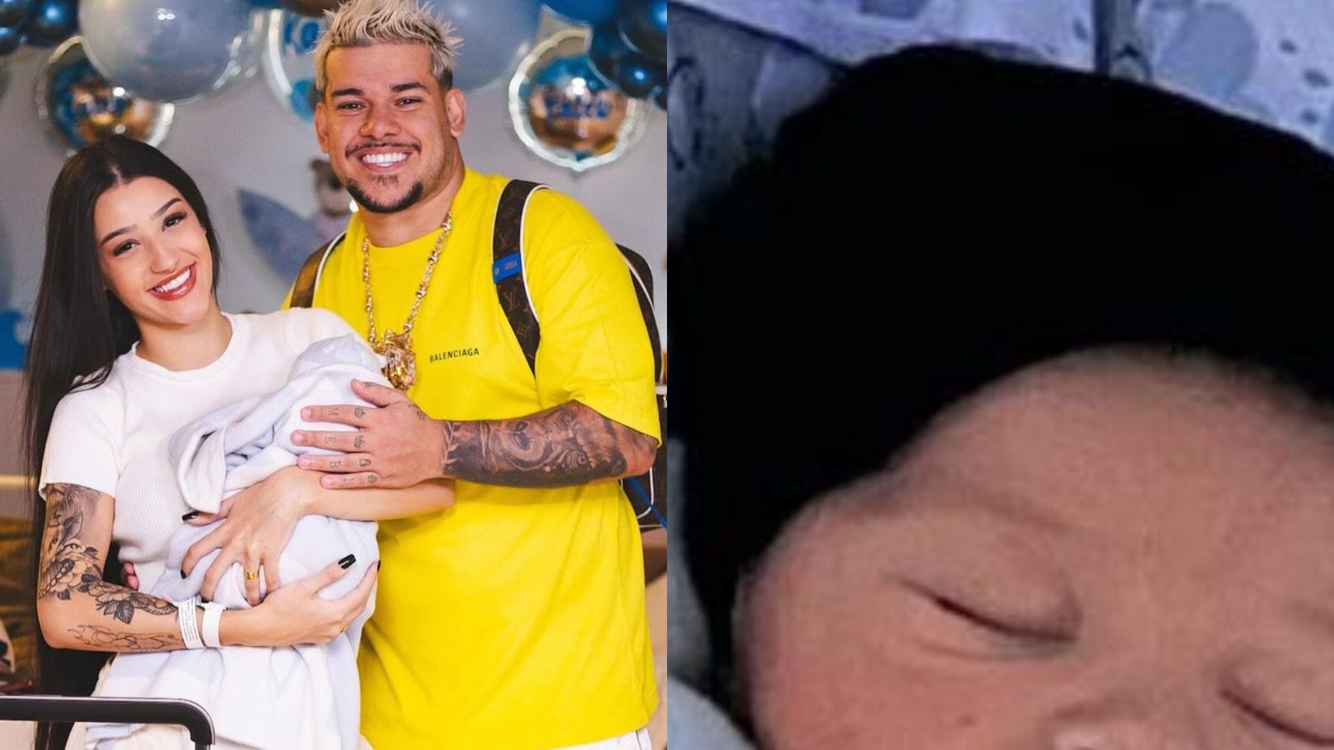 Bia Miranda encanta ao mostrar rosto do filho pela primeira vez: “Pari meu marido”