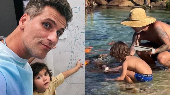 Bruno Gagliasso compartilha momento fofo com o filho caçula, Zyan