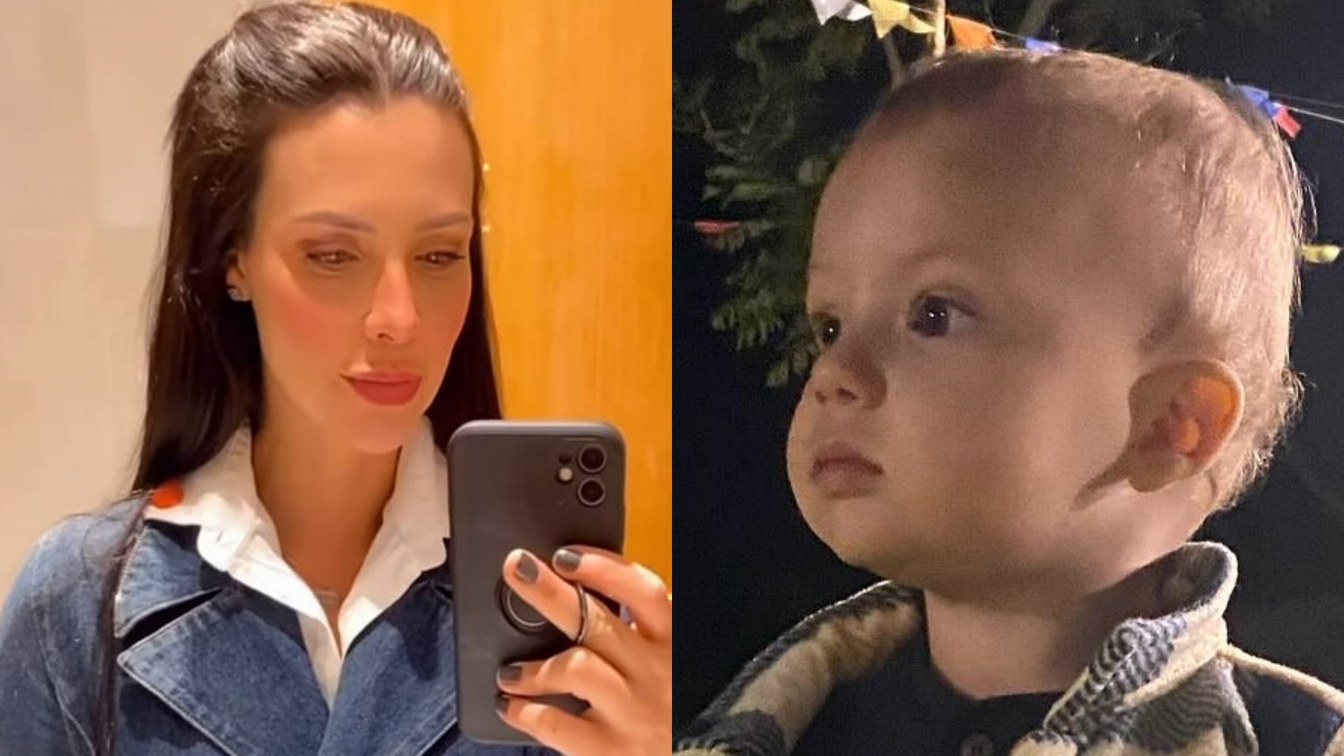Filho de Camila Rodrigues encanta ao surgir com look junino