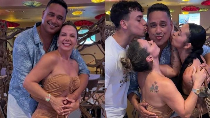 Carla Perez compartilha fotos de comemoração dos 45 anos de Xanddy