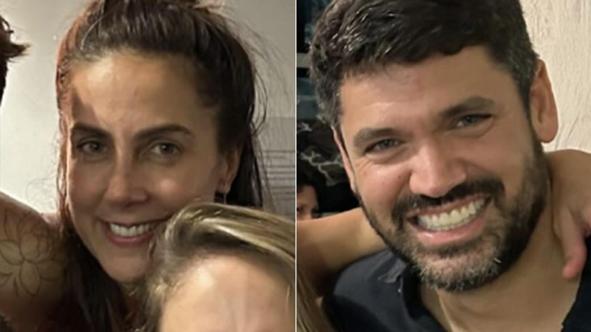 Carol Barcellos reaparece com o namorado, Marcelo Courrege, em novas fotos
