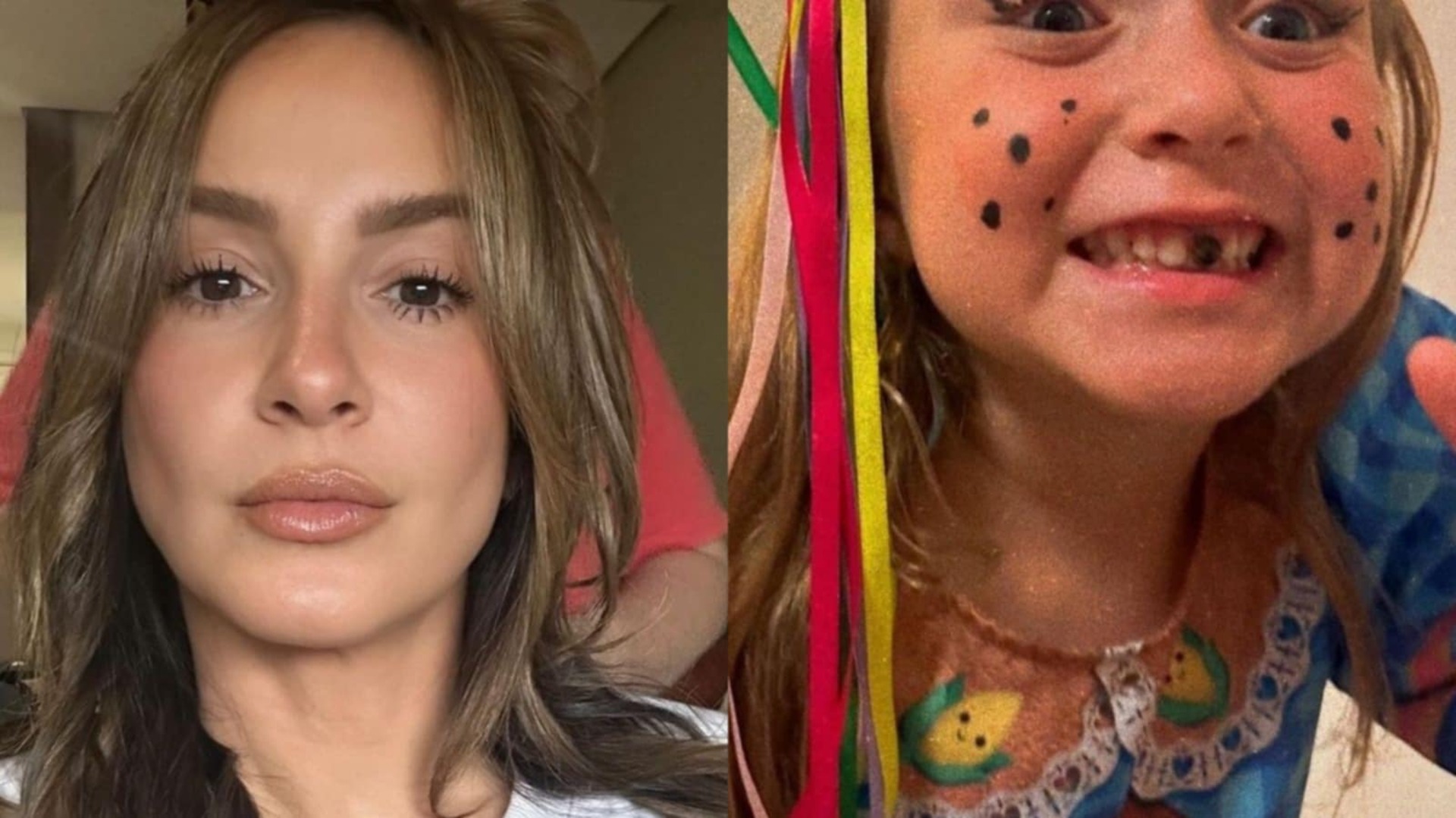 Claudia Leitte encanta ao mostrar a filha em clima junino na fazenda