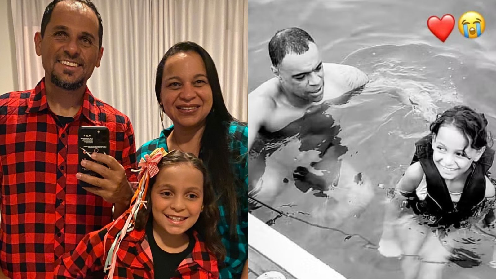 Cunhado de Denilson se despede após morte trágica da filha: ‘Princesa’