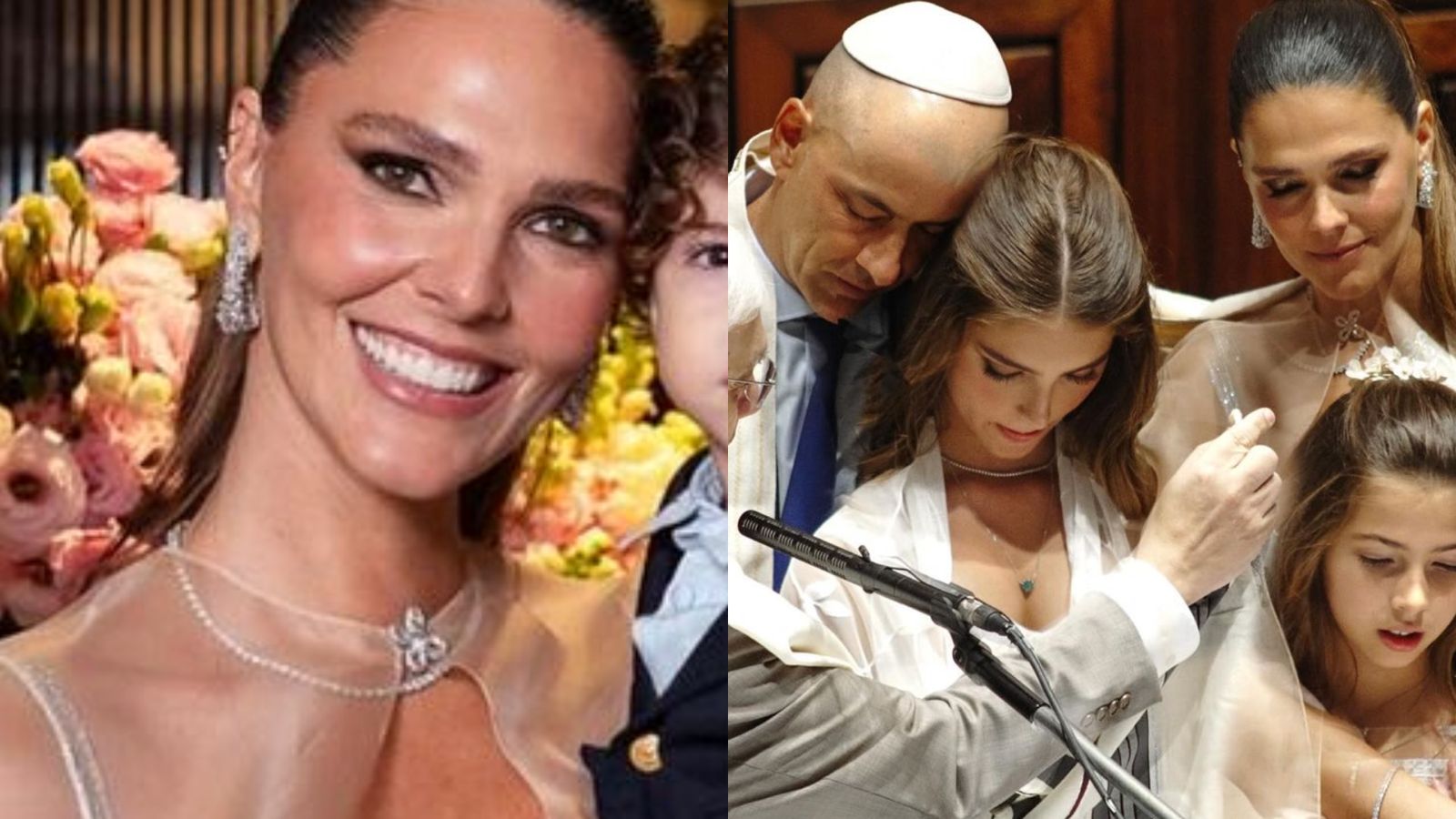 Daniella Sarahyba encanta ao exibir fotos da filha em seu Bar Mitzvah