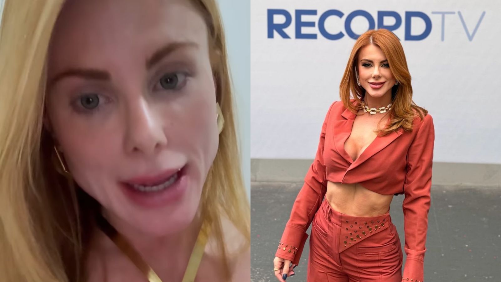 Deborah Albuquerque fica chocada com notícia de demissão da Record: ‘Não existe’