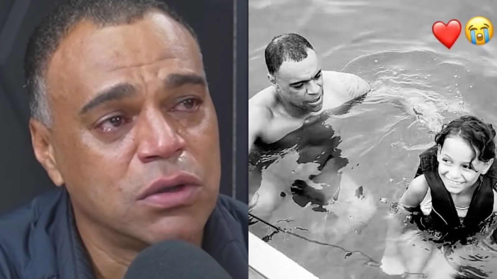 Denilson desabafa sobre a morte da sobrinha de nove anos: “Sem entender”