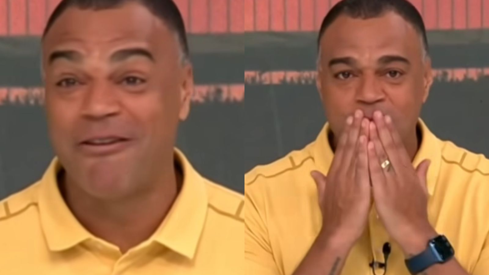 Ao vivo, Denilson se emociona ao falar da morte da sobrinha: ‘Estou aqui por ela’