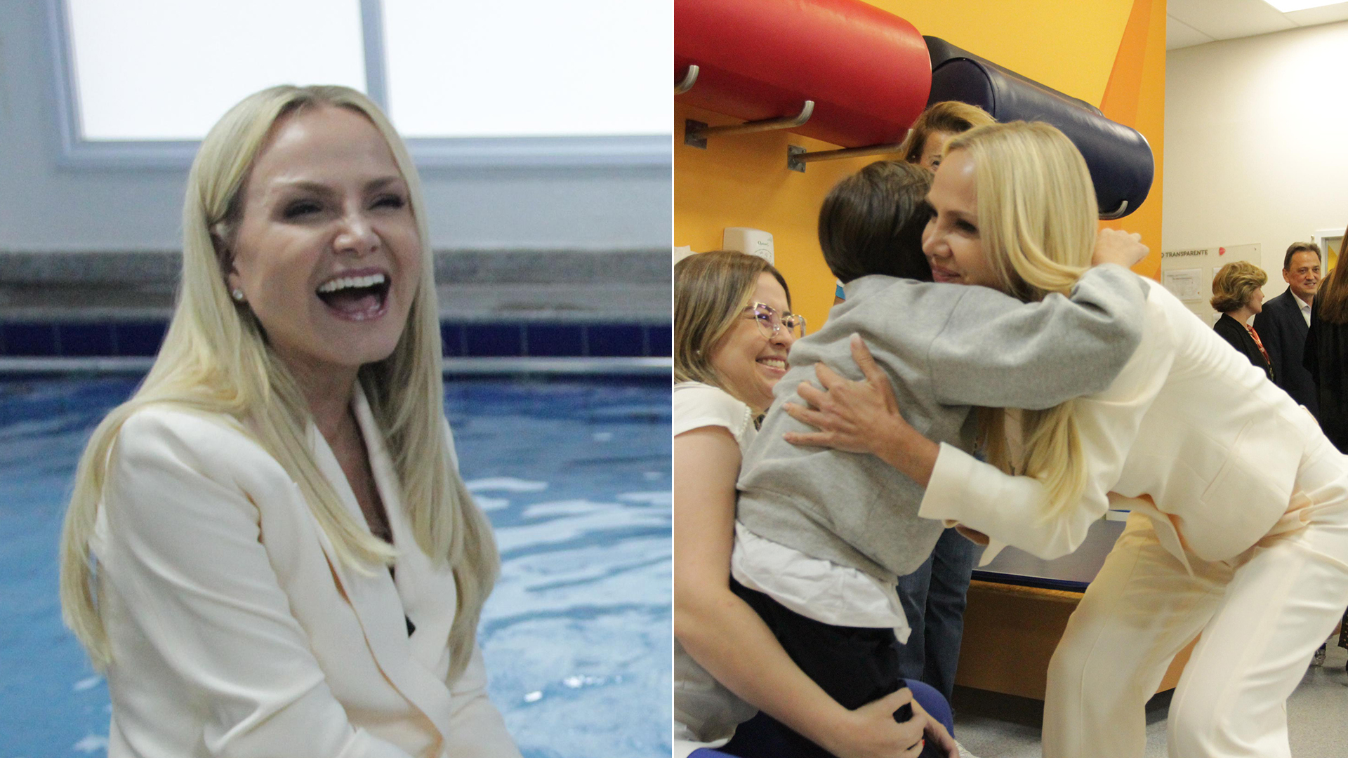 Eliana celebra visita na AACD: ‘Uma missão de vida’