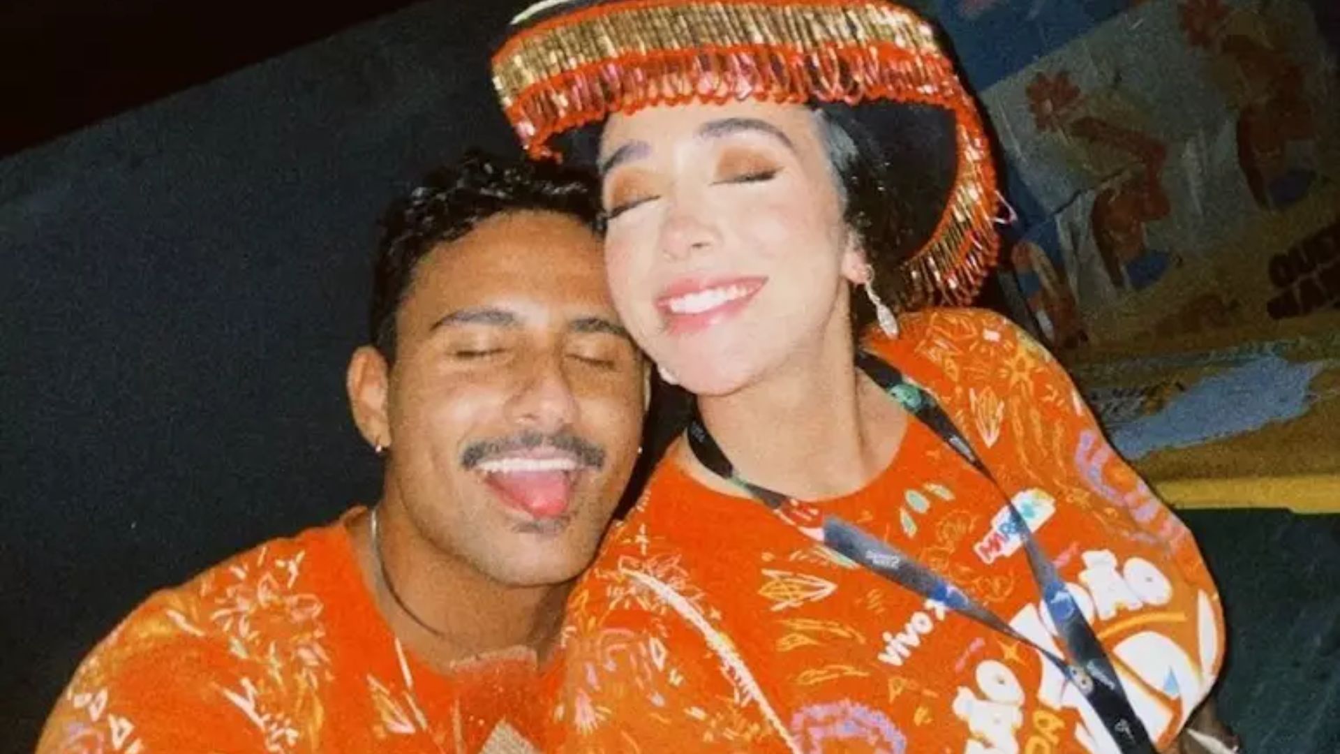 Ex-BBBs Lucas Pizane e Giovanna Lima são flagrados aos beijos no Maranhão