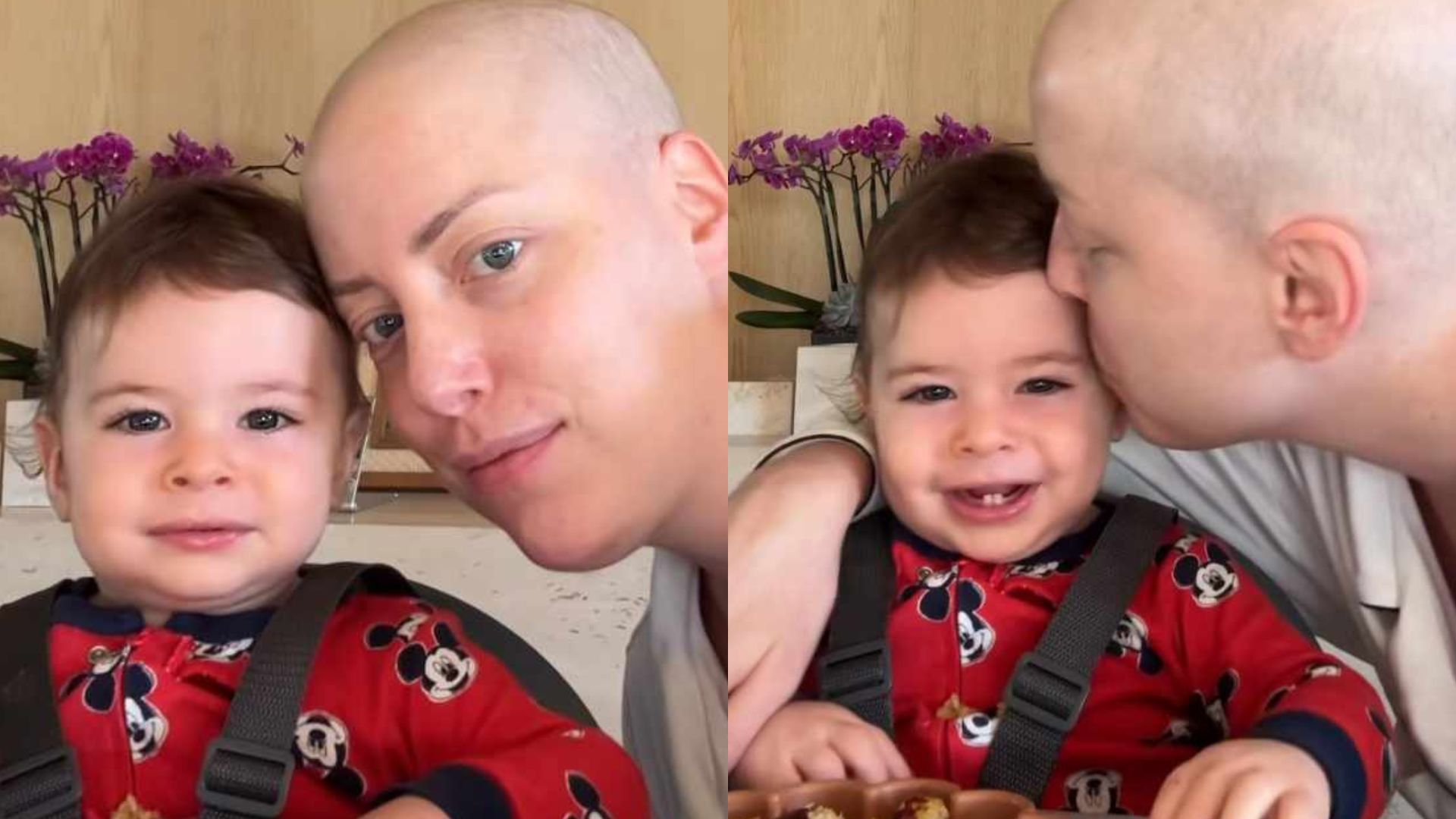 Fabiana Justus celebra 10 meses do filho caçula com festinha em casa