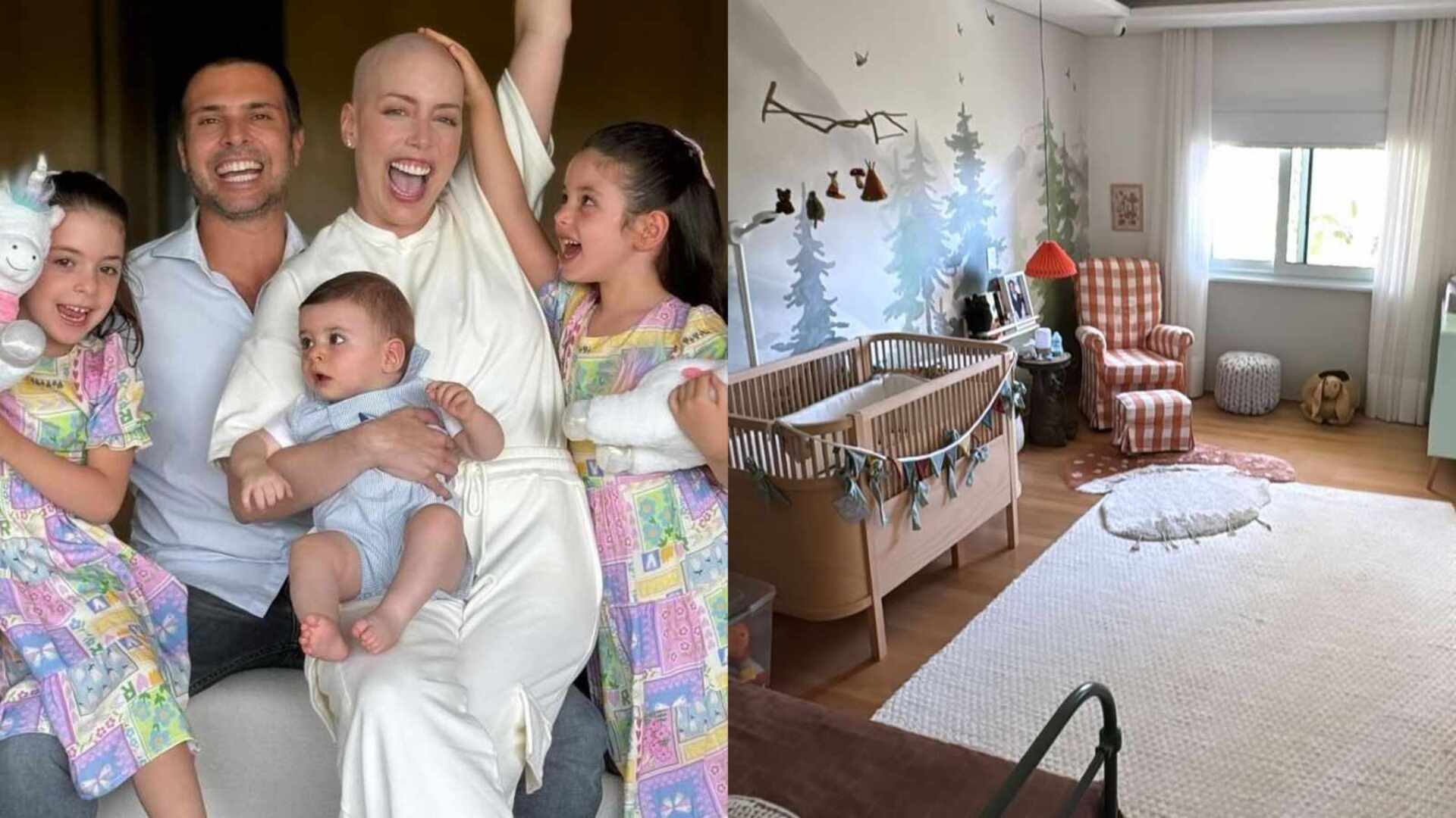 Fabiana Justus impressiona ao mostrar quartos de sua família em apartamento