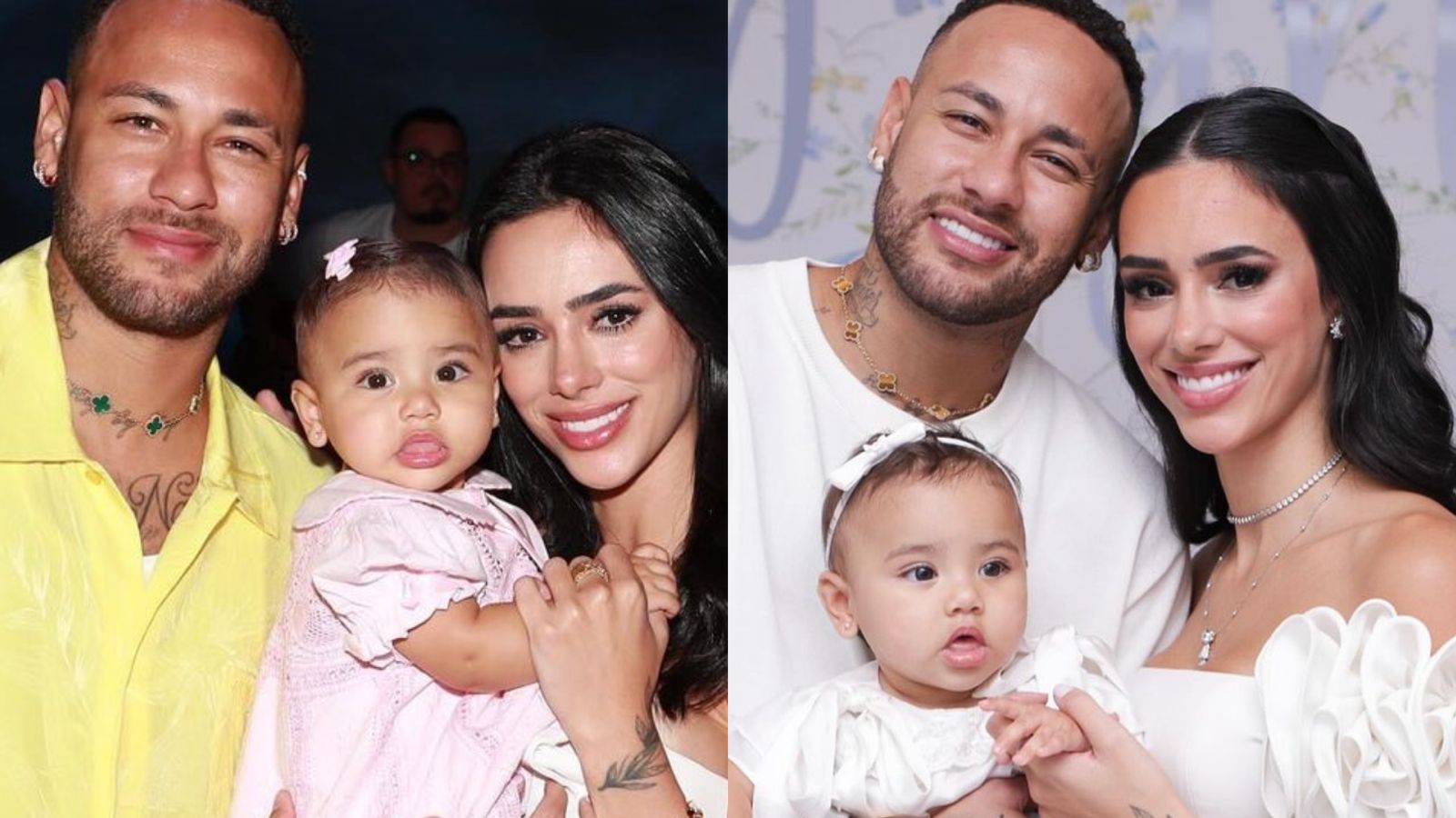 Por que a filha de Neymar Jr e Bruna Biancardi foi batizada duas vezes? Entenda