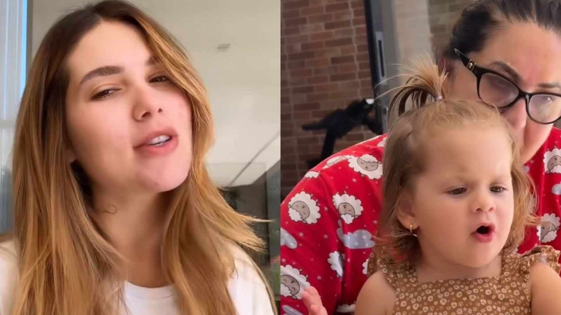 Filha de Virginia choca ao conseguir aprontar quebradeira: ‘Muita força’