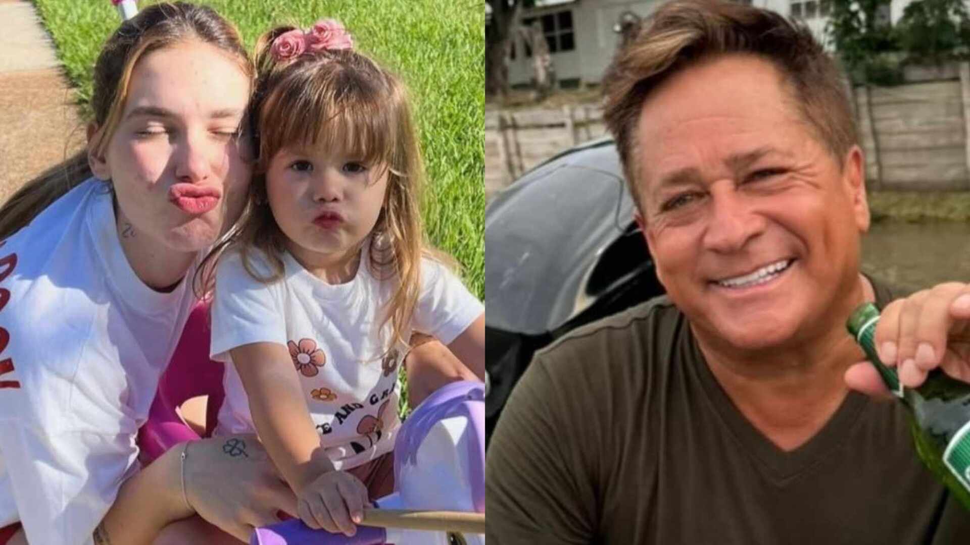 Filha de Virginia surpreende ao imitar mania do avô Leonardo: ‘Tomar’
