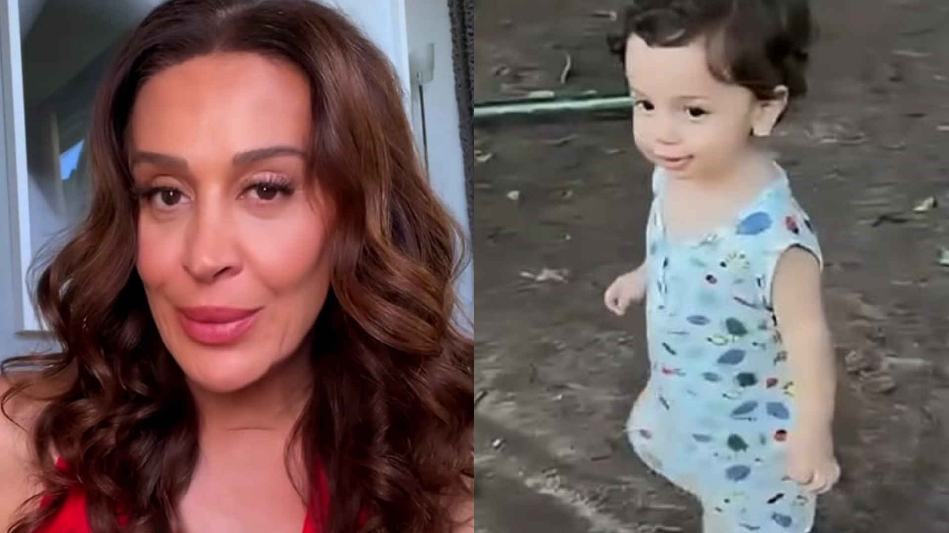 Filho de Claudia Raia encanta ao surgir brincando no parque: “Fofura”