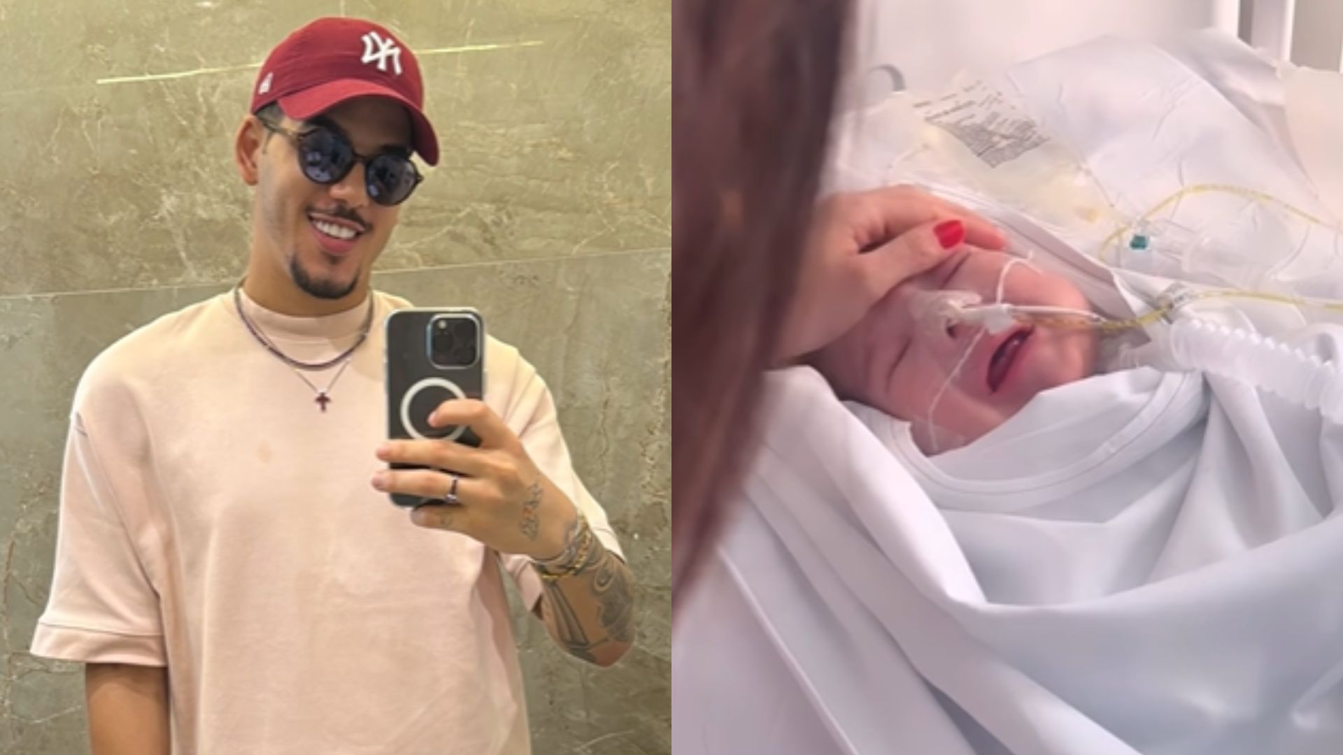 Esposa de Zé Vaqueiro celebra sucesso em nova cirurgia do filho: ‘Forte’