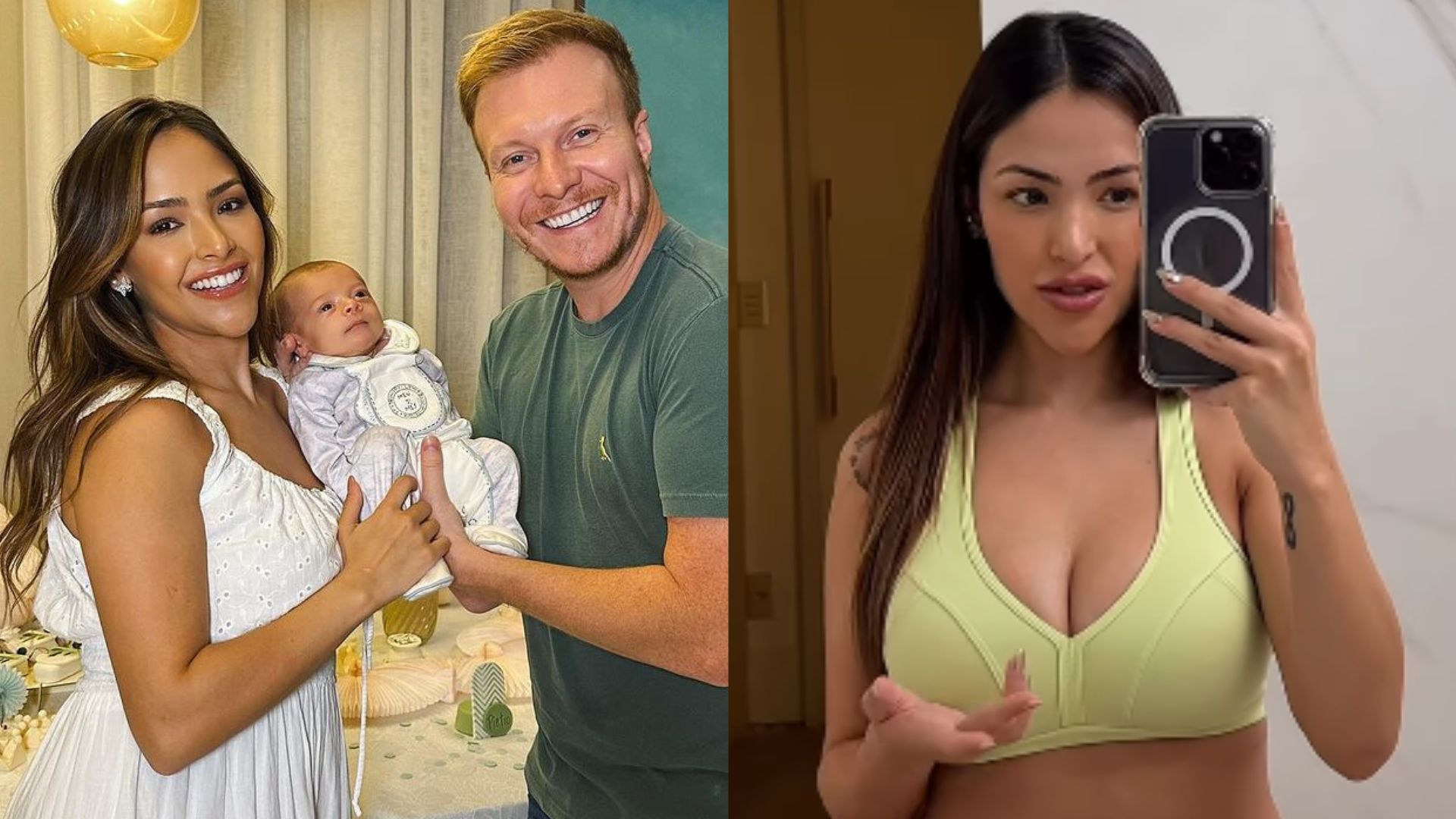 Gabi Luthai mostra seu corpo dois meses após o parto do filho: ‘Não voltou’
